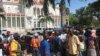 Antigos combatentes junto do Comité Provincial do MPLA, Benguela