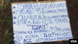 Bazonde bagan'unwabu abanye abantu koBulawayo abatshengisele ngoMvulo phandle kwesigodlo sedolobho leli. (Photo: Bathabile Masuku)