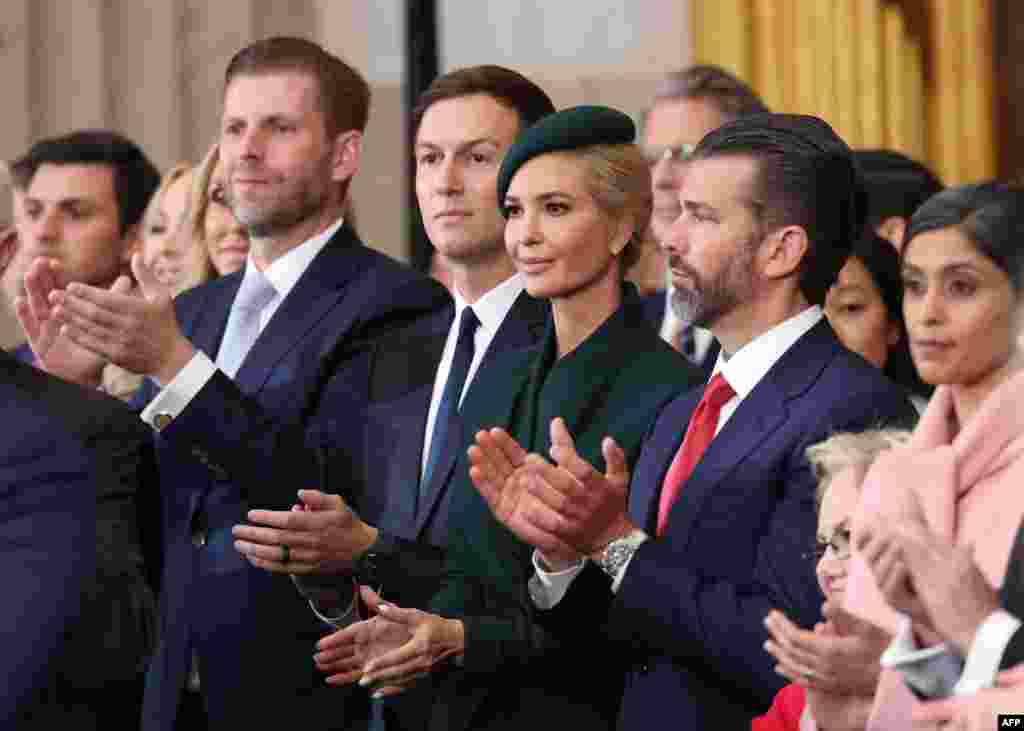 Abana ba Trump n'Umukwe wiwe.