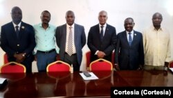 Manuel Fernandes, Filomeno Vieira, Abel Chivukuvuku, Adalberto Costa Júnior, Benedito Daniel e Nimi a Simbi, Luanda, Angola, 5 Maio 2022