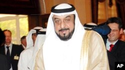 شیخ خلیفه بن زاید آل نهیان.