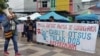 Ilustrasi - Protes penolakan pemekaran dan menuntut referendum juga digelar di Sorong, Papua, pada 10 Mei 2022. (Foto: PRP)