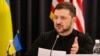 Ukrajinski predsjednik Volodimir Zelenski u bazi Ramstein u Njemačkoj, 9. januar 2025. (Daniel ROLAND / AFP)