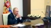 Ruski predsednik Vladimir Putin na sednici Saveta bezbednosti (Foto: Sergei Ilyin, Sputnik, Kremlin Pool Photo via AP)