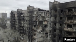 Mariupol shahridagi manzara, 14-aprel, 2022
