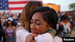 Abashyigikiye Kamala Harris bababajwe n'ibyavuye mu matora
