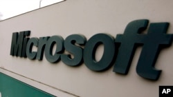 FILE - The Microsoft headquarters campus in Redmond, Washington.