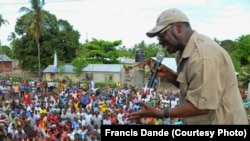 Freeman Mbowe, lors d'un meeting politique à Dar es Salaam, en Tanzanie. (Francis Dande /Courtesy Photo)