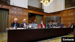 La Corte Internacional de Justicia (CIJ), principal órgano judicial de la ONU, emite su Sentencia en el caso sobre Alegadas Violaciones de Derechos Soberanos y Espacios Marítimos en el Mar Caribe (Nicaragua v. Colombia). Cortesía La Haya