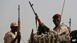 Bamwe mu bajejwe gukingira umutekano wa Sudani