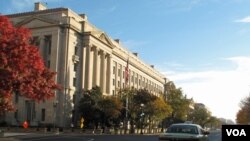 美国司法部总部大楼（资料照）