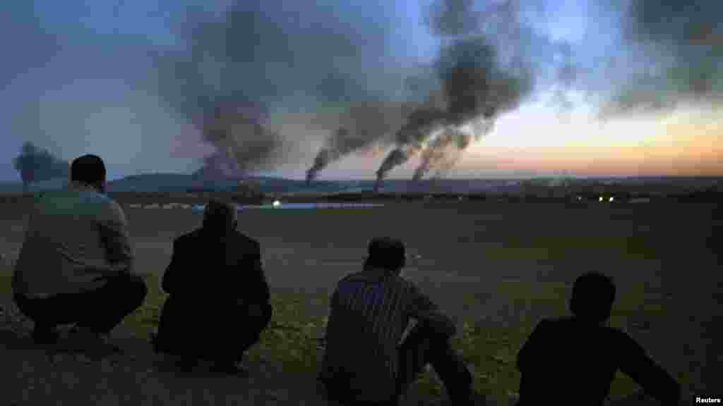 Garin Kobani a Siriya, 26 ga Oktoba, 2014.