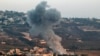 Asap mengepul akibat pemboman Israel di desa Khiam, Lebanon selatan dekat perbatasan dengan Israel, 23 Juni 2024 di tengah ketegangan lintas batas yang sedang berlangsung saat pertempuran terus berlanjut antara Israel dan Hamas di Jalur Gaza. (Rabih DAHER/AFP)