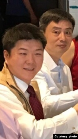 代雪峰和羅昭學2017年9月在紐約（照片由代雪峰提供）