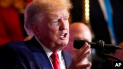 Bivši predsednik Donald Tramp u kampanji, januar 2023.