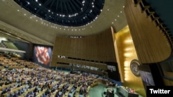 2022年4月7日，联合国大会通过决议，暂时取消俄罗斯联合国人权理事会的会员资格。