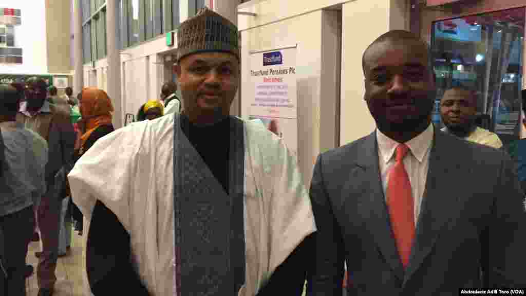 Hotunan bikin liyafa na kungiyar Zumunta wanda uwargidan shugaban kasar Najeriya Hajia Aisha Buhari ta halarta na cika shekaru 25 a Amurka (Mustapha Indimi tare da Abdoulaziz Adili Toro)