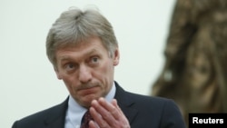 Juru bicara Kremlin, Dmitry Peskov di Kremlin, Moskow, 26 Maret 2018. (Foto: dok).