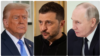 Donald Trump, Volodimir Zelenskyy e Vladimir Putin