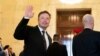 Власник компаній SpaceX, Twitter та Tesla CEO Ілон Маск прибув на слухання у Сенаті 13 вересня 2023 року. Фото: Stefani Reynolds / AFP