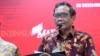 Menko Polhukam Mahfud Md memberikan keterangan pers di Kantor Presiden, Jakarta, Jumat, 30 Desember 2022. (Foto: BPMI Setpres/Twitter @setkabgoid)