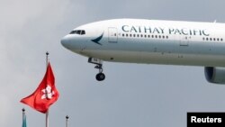 國泰航空要求員工修三周無薪假。（資料圖片）