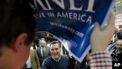 競選共和黨總統候選人的羅姆尼。