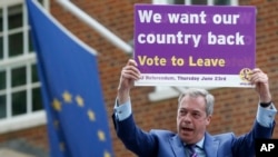Nigel Farage, madugun masu son Birtaniya ta fice daga tarayyar Turai