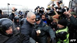 Задержания у Останкинского телецентра