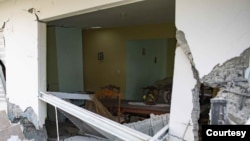 Viviendas dañadas y deslaves se han reportado en la ciudad de Guánica, en el sur de la isla, tras el impacto de un sismo de 5.8 en la escala de Richter. Foto Cortesía/El Nuevo Día.