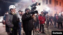 Los periodistas en Bolivia han sido sitiados en medio de la crisis política en el país. 