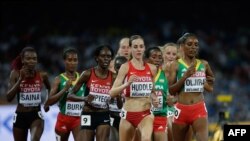 Belaynesh Oljira bara 2014 Dorgommi Beejing irratti (AP Photo/David J. Phillip)