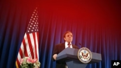 Assistant Secretary of State Michael Posner Michael Posner speaks during a press conference at the U.S. embassy in Beijing, China, April 28, 2011