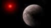 ئەم بریتییە لە وێنەیکی هەسارەی دەرەکی TRAPPIST-1 b کە لەلایەن ئاژانسی بۆشایی ئاسمانی ئەوروپاوە کێشراوە. 