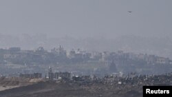 Imagen tomada este 2 de febrero de 2024 muestra las ruinas en el norte de Gaza por la destrucción causada por la ofensiva irraeslí que comenzó el 8 de noviembre luego que Hamás atacara Israel. 