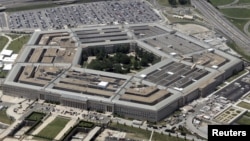FILE - An aerial view of the Pentagon building in Washington, June 15, 2005. 