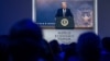 U.S. President Donald Trump is seen on a large screen during his address by videoconference at the World Economic Forum annual meeting in Davos, Switzerland, Jan. 23, 2025.