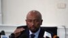 Seleshi Bekele, ministre éthiopien de l'eau, de l'irrigation et de l'énergie lors d'une conférence de presse sur l'état actuel de la construction du barrage du Grand Nil à Addis-Abeba, Éthiopie, le 18 septembre 2019. (Photo: REUTERS / Tiksa Negeri)