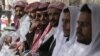 Bedouins attend a gathering during Egyptian presidential candidate and former Arab League secretary general Amr Moussa's visit to South Sinai as part of his presidential campaign tour, February 23, 2012.