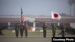 Des soldats américains à Camp Pendleton, Californie, 12 janvier 2018.