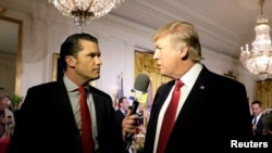 美國候任總統唐納德·特朗普(Donald Trump)提名的國防部長候選人皮特·海格塞斯(Pete Hegseth)