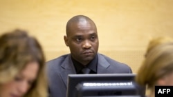 Germain Katanga durant son procès à la CPI à La Haye, le 23 mai 2014. 