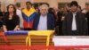 Mandatarios se despiden de Chávez