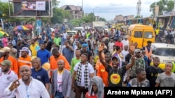 ARCHIVES - Manifestation à Kinshasa, en RDC.