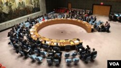 Le conseil de sécurité de l'ONU.