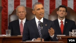 El presidente Barack Obama pronuncia el discurso sobre el Estado de la Nación.