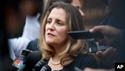 La ministra de Relaciones Exteriores de Canadá, Chrystia Freeland, realiza el jueves 16 de mayo de 2019 una visita a Cuba para hablar sobre la crisis política en Venezuela y otros temas de interés bilateral.