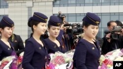 资料照 - 朝鲜高丽航空公司开始2017年3月28号平壤至丹东包机航线。