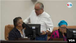 Junta directiva de la Asamblea Nacional de Nicaragua el martes 4 de mayo de 2021. Foto Houston Castillo, VOA.