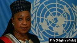 A l'ONU depuis 21 ans, Mme Samoura, 54 ans, qui a occupé différents postes dans plusieurs pays d'Afrique, a été nommée lors du 66e congrès de la Fifa qui se tient à Mexico.
